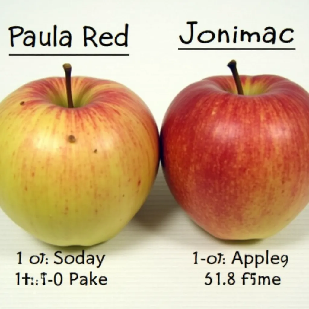 Paula Red and Jonamac: Early Season Red Apples