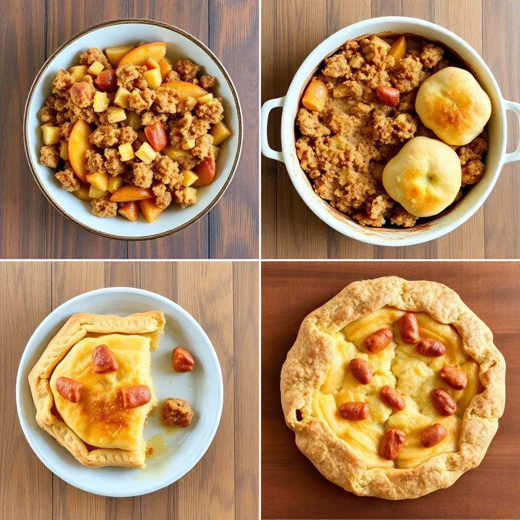 One Apple, Five Desserts: Apple Crisp, Crumble, Cobbler, Turnover, and Galette